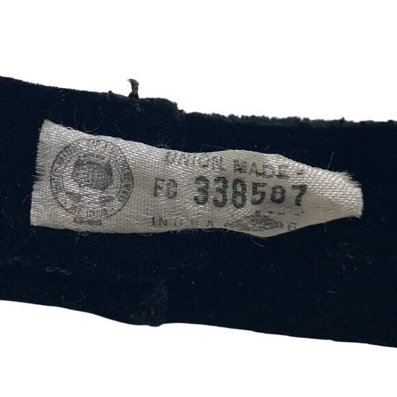 Vintage 1920s Velvet Ring w Black Feather Flapper Headgear Union Made Hat - Picture 5 of 5